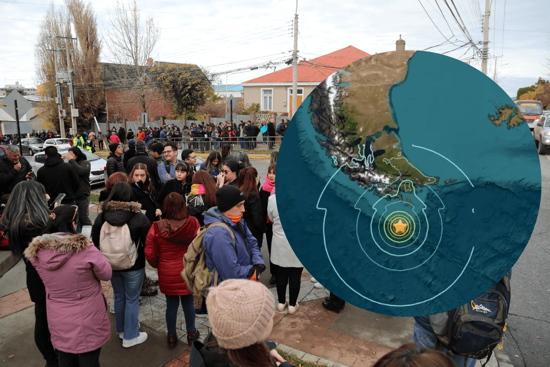 Sismo de 7,4 sacude costas del sur de Chile y Argentina. Se levanta alerta de evacuación