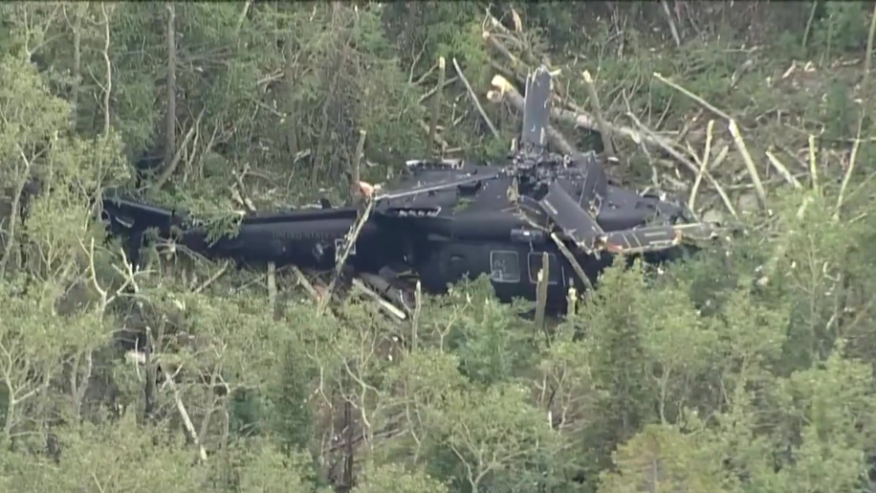 Incidente con helicóptero Black Hawk del Ejército en Thorodin Mountain deja la aeronave gravemente dañada y árboles derribados